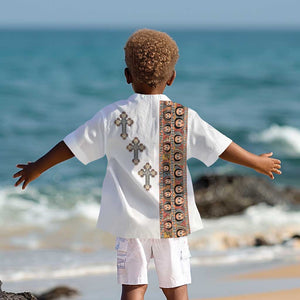 Ethiopia Angels Tilet With Cross Kid Hawaiian Shirt