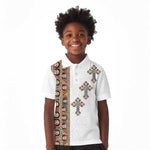 Ethiopia Angels Tilet With Cross Kid Polo Shirt