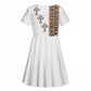Ethiopia Angels Tilet With Cross Kid Short Sleeve Dress