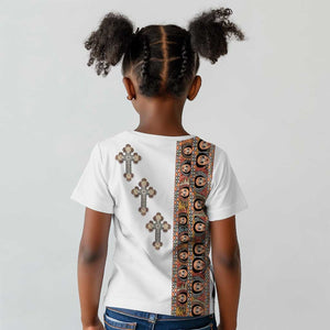 Ethiopia Angels Tilet With Cross Kid T shirt