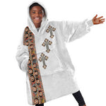 Ethiopia Angels Tilet With Cross Kid Wearable Blanket Hoodie