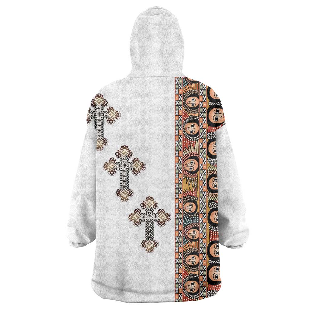 Ethiopia Angels Tilet With Cross Kid Wearable Blanket Hoodie
