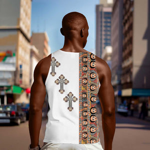 Ethiopia Angels Tilet With Cross Men Tank Top