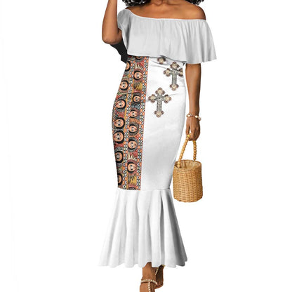 Ethiopia Angels Tilet With Cross Mermaid Dress
