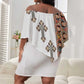 Ethiopia Angels Tilet With Cross Off Shoulder Short Dress