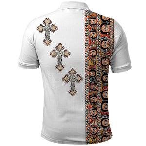 Ethiopia Angels Tilet With Cross Polo Shirt