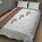Ethiopia Angels Tilet With Cross Quilt Bed Set