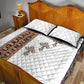 Ethiopia Angels Tilet With Cross Quilt Bed Set