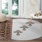 Ethiopia Angels Tilet With Cross Round Carpet