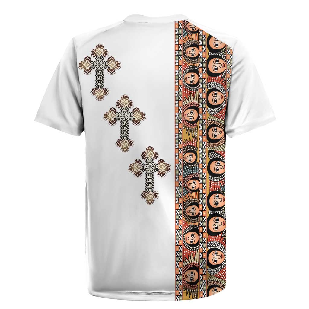 Ethiopia Angels Tilet With Cross Rugby Jersey