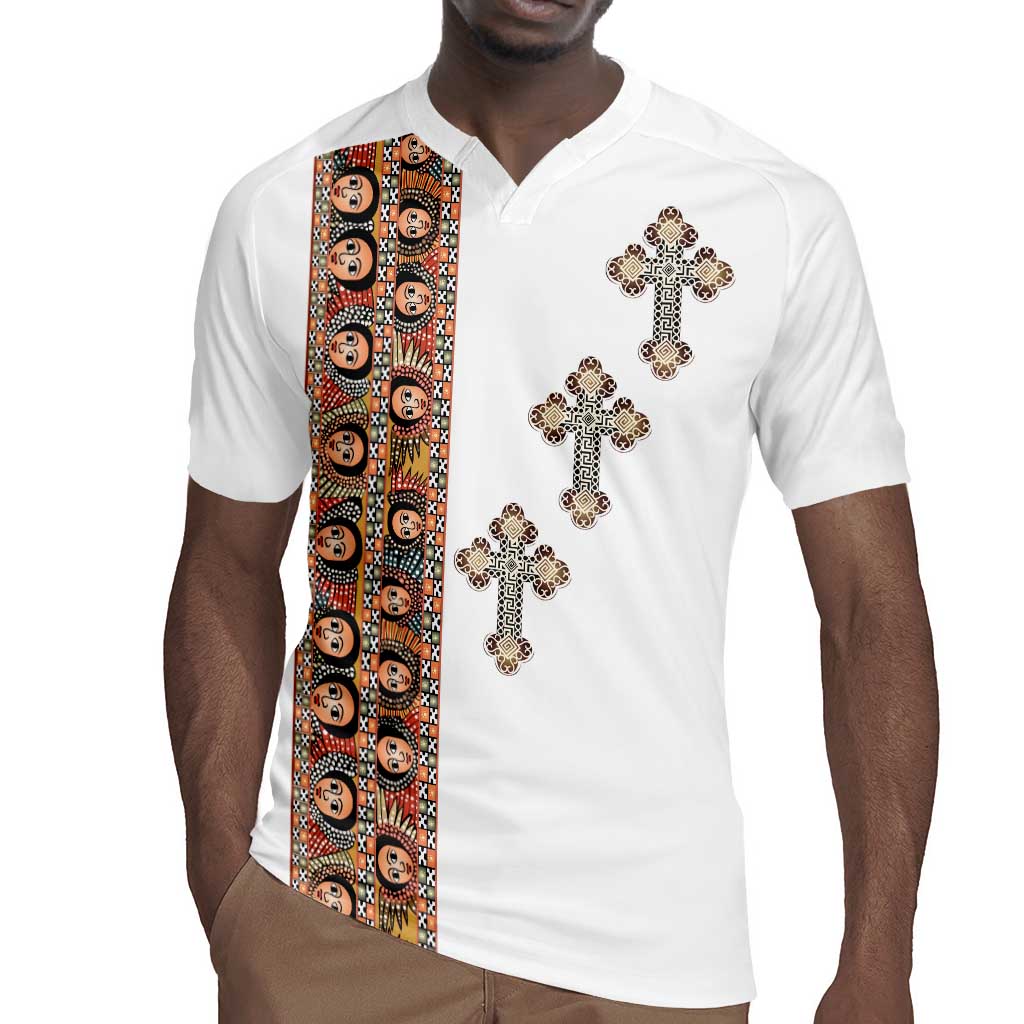 Ethiopia Angels Tilet With Cross Rugby Jersey