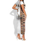 Ethiopia Angels Tilet With Cross Short Sleeve Bodycon Dress LT15
