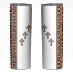 Ethiopia Angels Tilet With Cross Skinny Tumbler