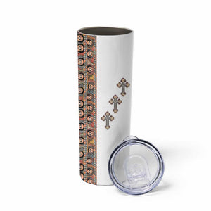 Ethiopia Angels Tilet With Cross Skinny Tumbler