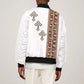 Ethiopia Angels Tilet With Cross Sleeve Zip Bomber Jacket