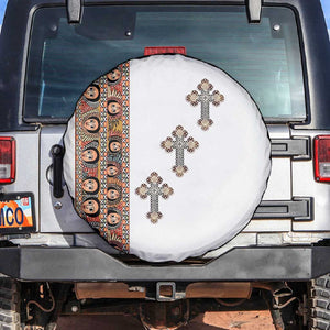 Ethiopia Angels Tilet With Cross Spare Tire Cover