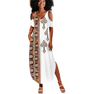 Ethiopia Angels Tilet With Cross Summer Maxi Dress