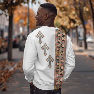 Ethiopia Angels Tilet With Cross Sweatshirt