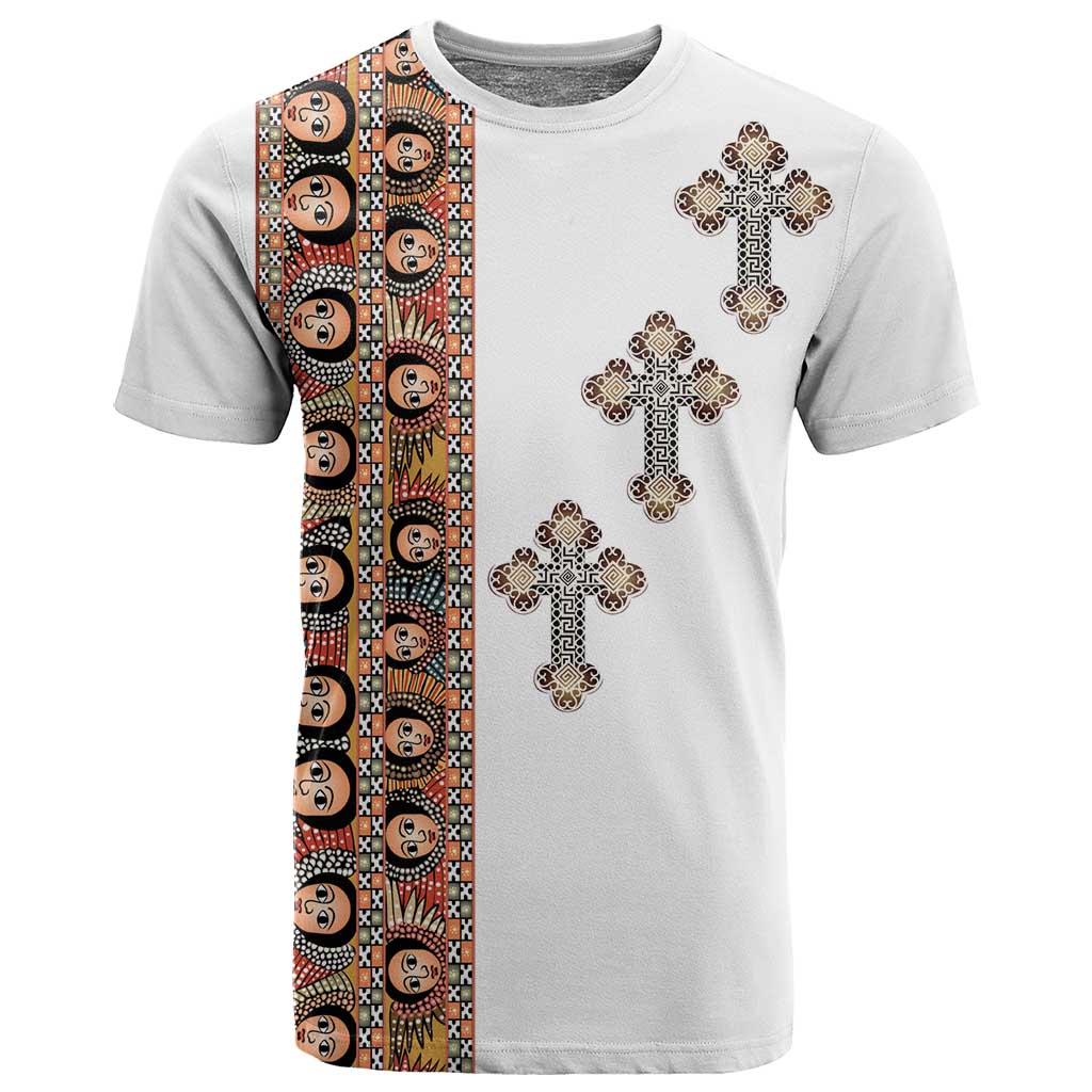 Ethiopia Angels Tilet With Cross T shirt