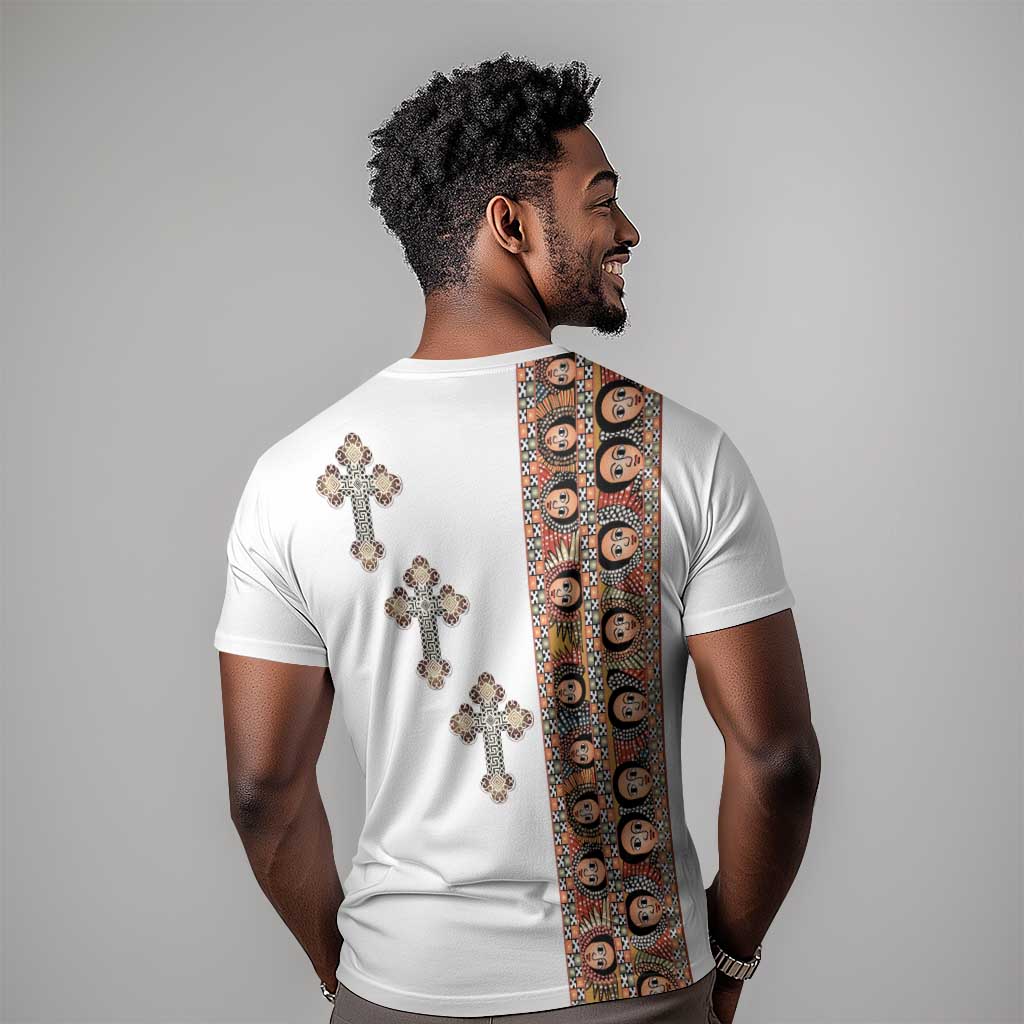 Ethiopia Angels Tilet With Cross T shirt