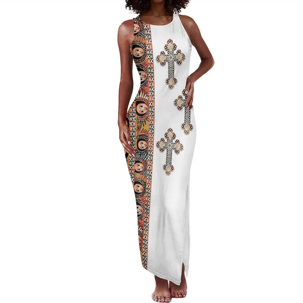 Ethiopia Angels Tilet With Cross Tank Maxi Dress
