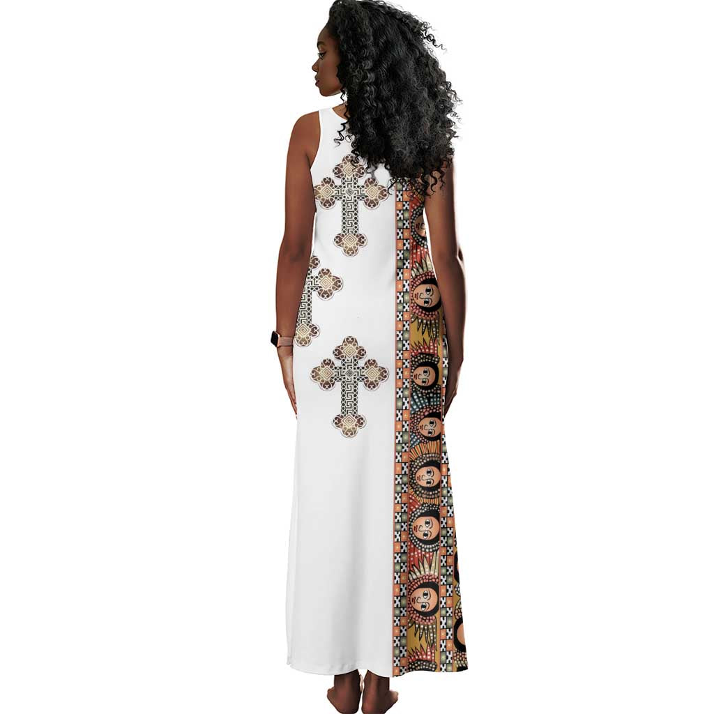 Ethiopia Angels Tilet With Cross Tank Maxi Dress