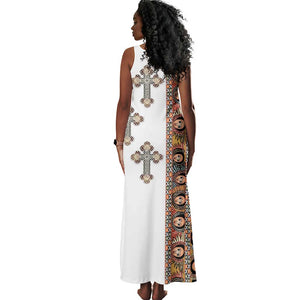 Ethiopia Angels Tilet With Cross Tank Maxi Dress