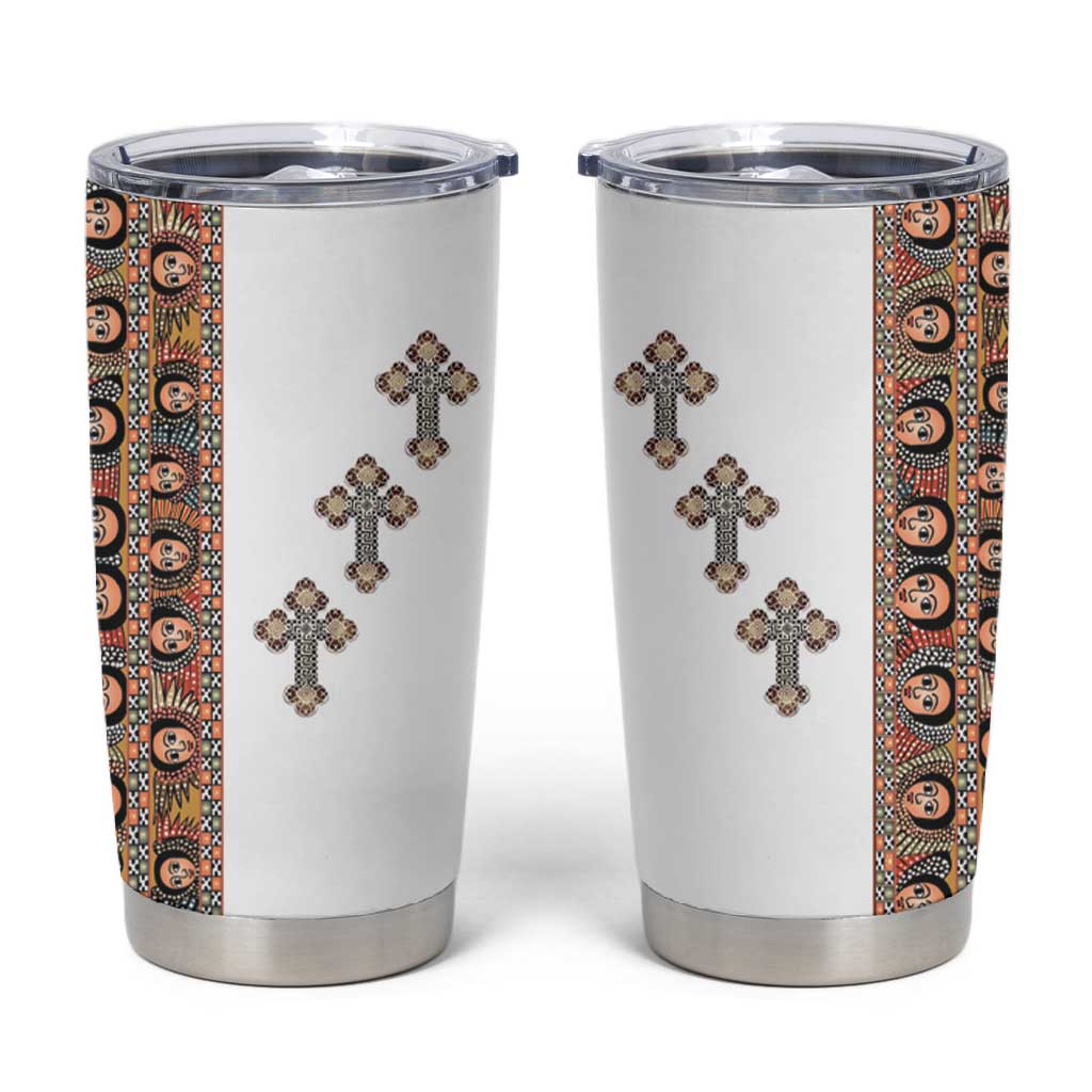 Ethiopia Angels Tilet With Cross Tumbler Cup