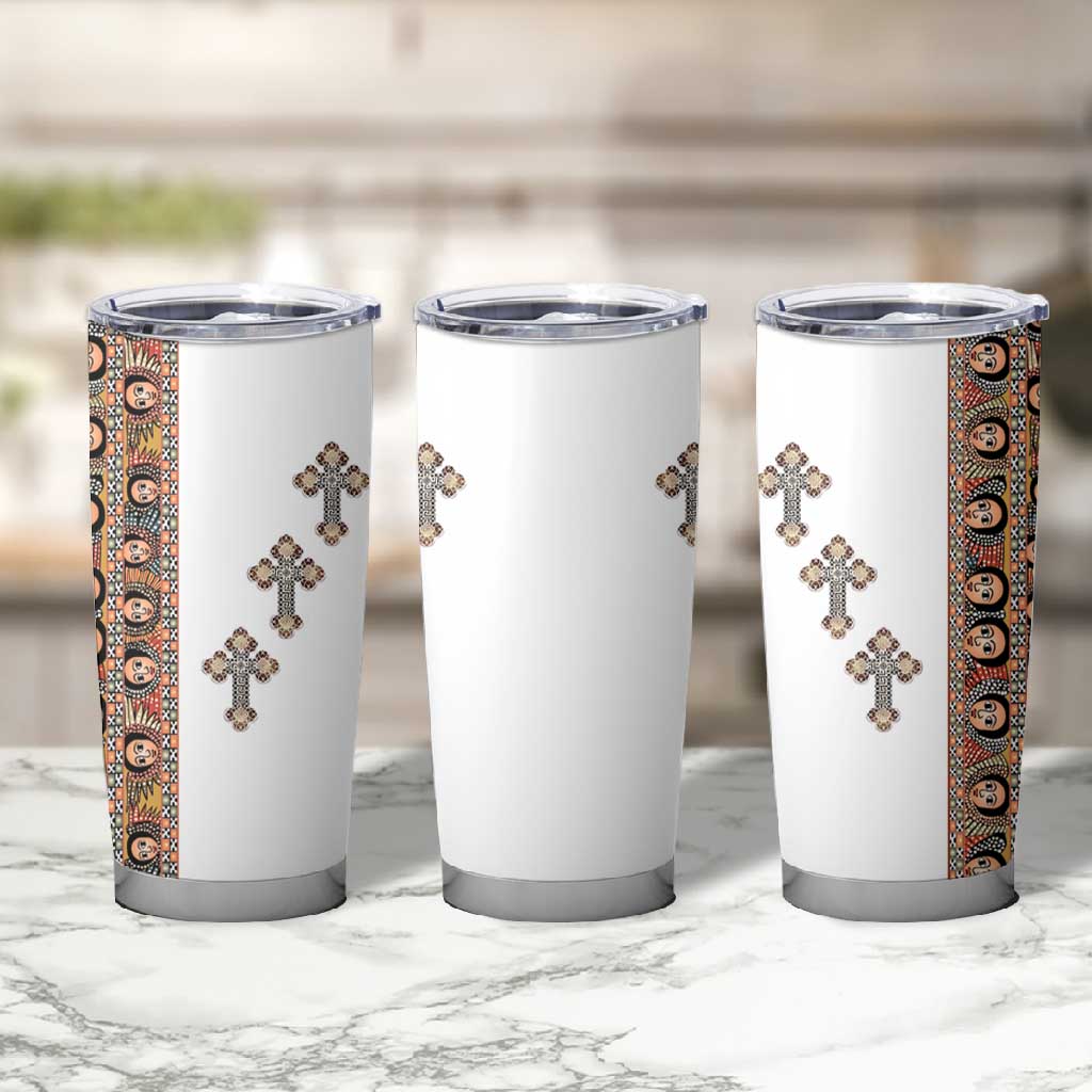 Ethiopia Angels Tilet With Cross Tumbler Cup