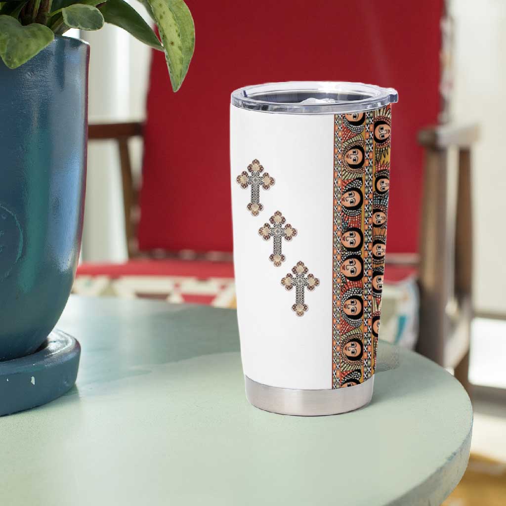 Ethiopia Angels Tilet With Cross Tumbler Cup