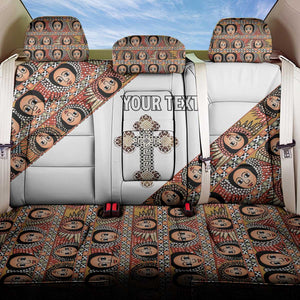 Personalized Ethiopia Back Car Seat Cover Ethiopian Orthodox Church Angel