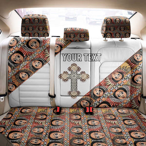 Personalized Ethiopia Back Car Seat Cover Ethiopian Orthodox Church Angel