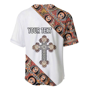 Personalized Ethiopia Baseball Jersey Ethiopian Orthodox Church Angel