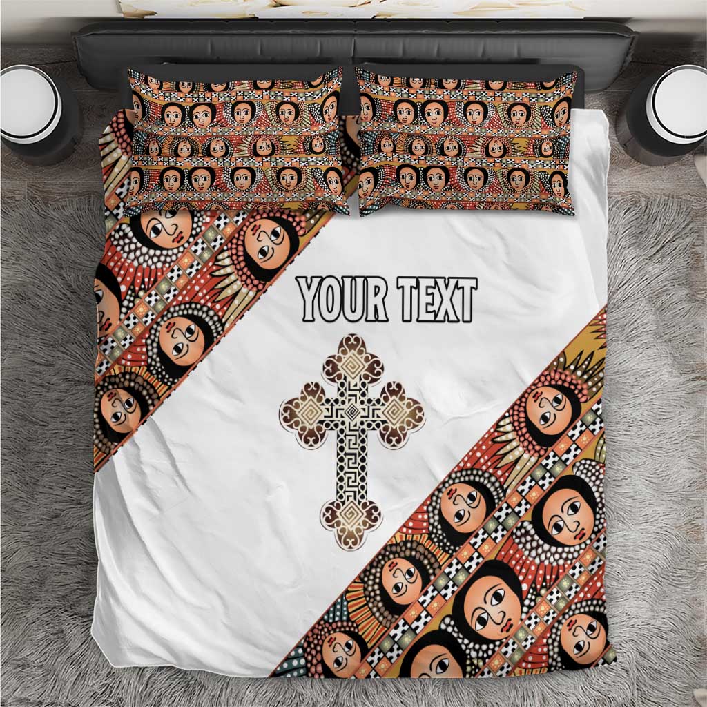 Personalized Ethiopia Bedding Set Ethiopian Orthodox Church Angel