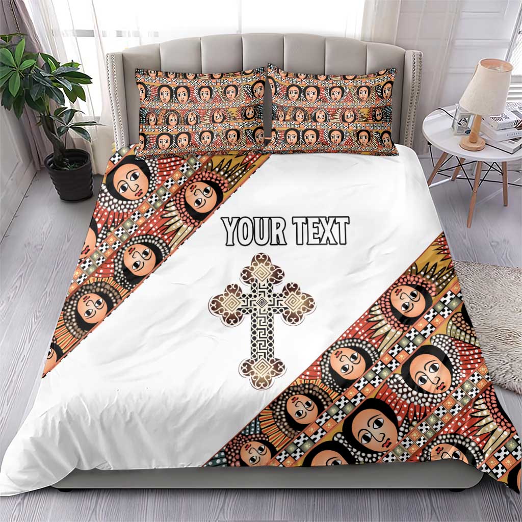 Personalized Ethiopia Bedding Set Ethiopian Orthodox Church Angel