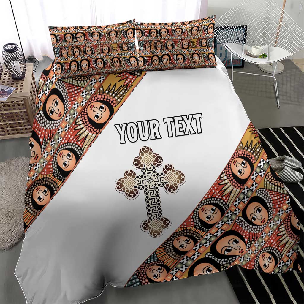 Personalized Ethiopia Bedding Set Ethiopian Orthodox Church Angel