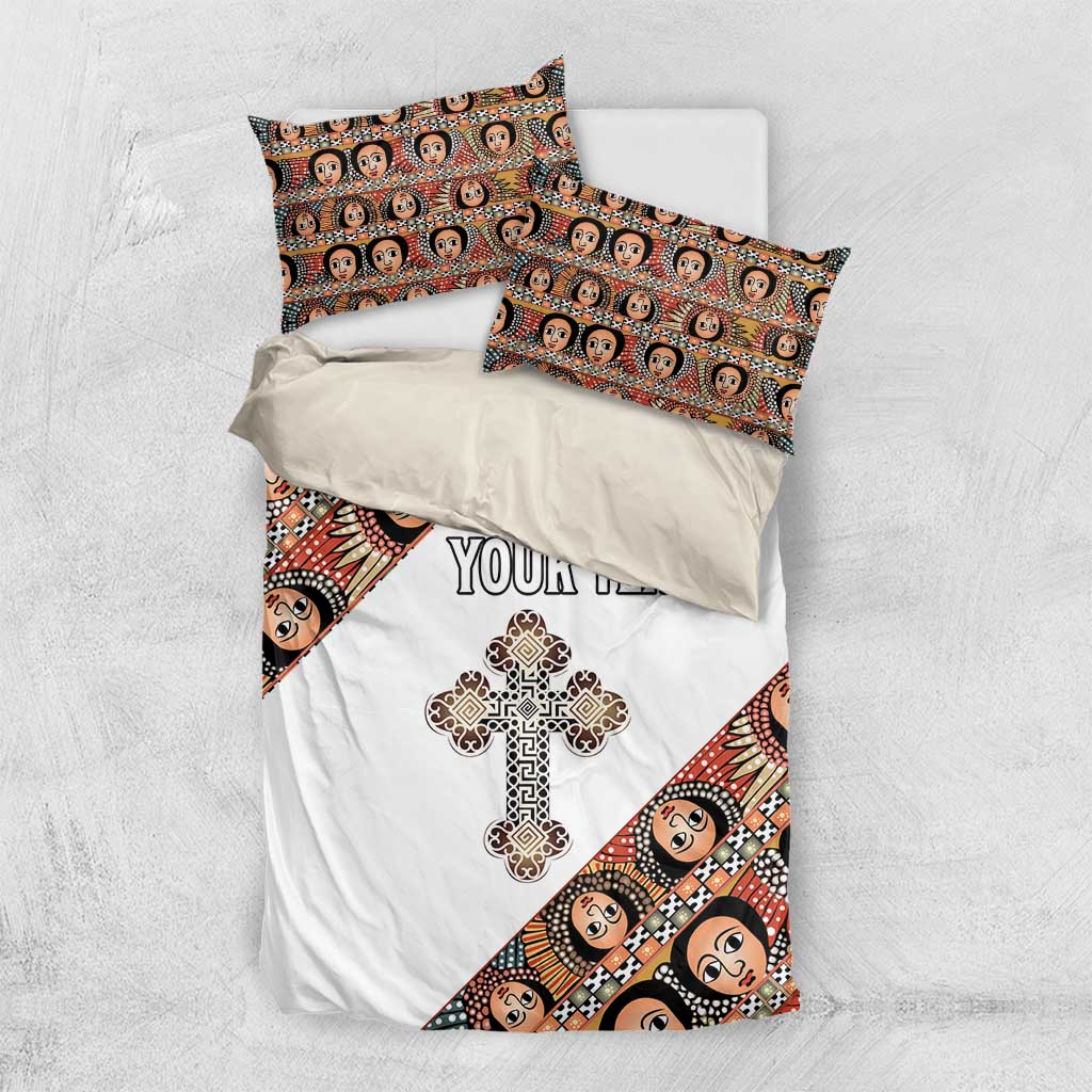 Personalized Ethiopia Bedding Set Ethiopian Orthodox Church Angel