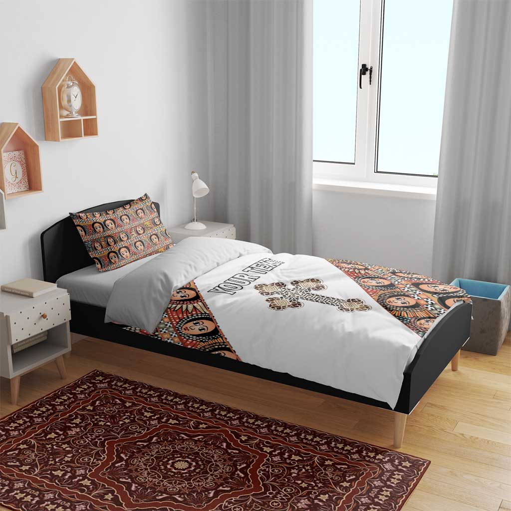 Personalized Ethiopia Bedding Set Ethiopian Orthodox Church Angel