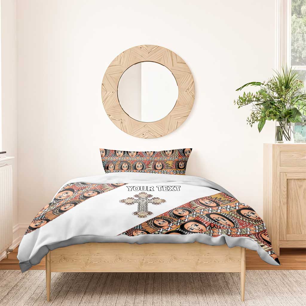 Personalized Ethiopia Bedding Set Ethiopian Orthodox Church Angel