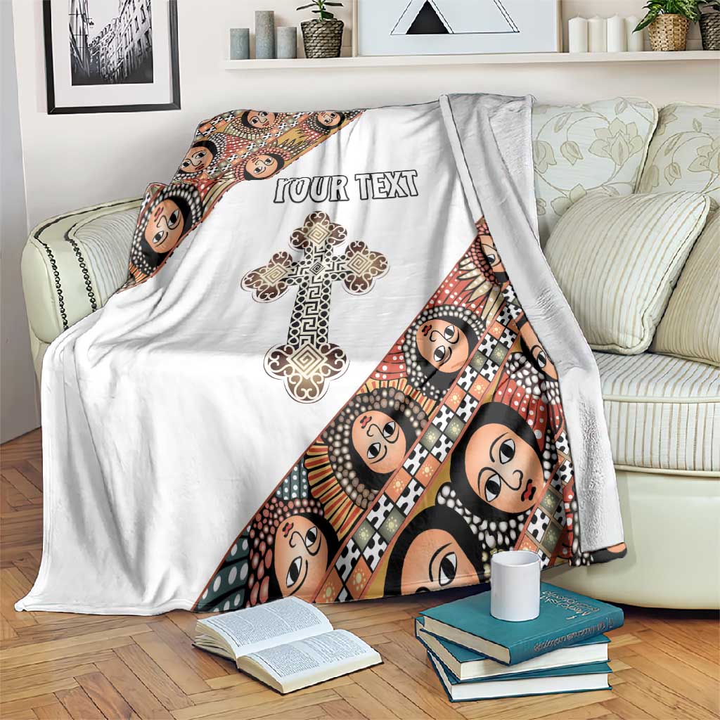 Personalized Ethiopia Blanket Ethiopian Orthodox Church Angel