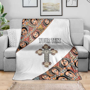 Personalized Ethiopia Blanket Ethiopian Orthodox Church Angel