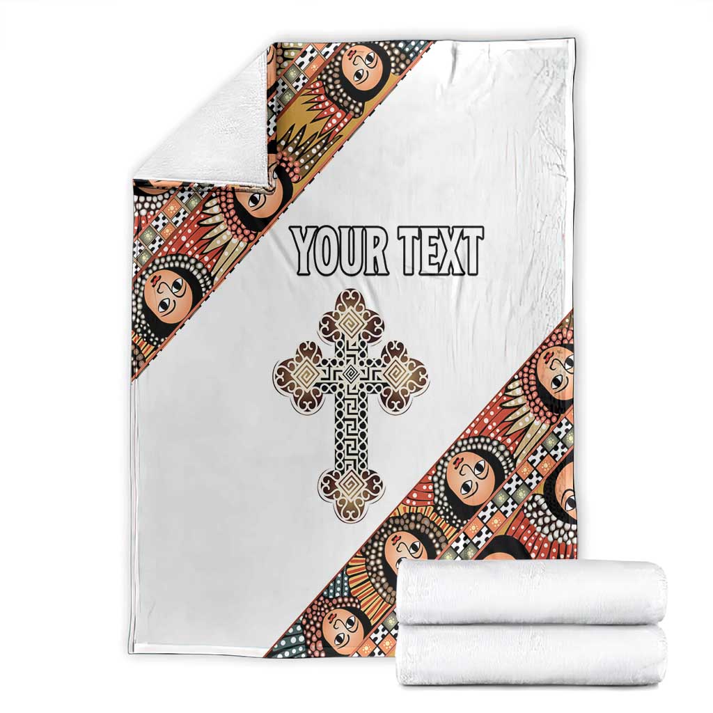 Personalized Ethiopia Blanket Ethiopian Orthodox Church Angel
