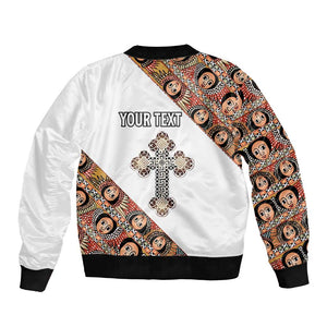 Personalized Ethiopia Bomber Jacket Ethiopian Orthodox Church Angel