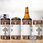 Personalized Ethiopia 4 in 1 Can Cooler Tumbler Ethiopian Orthodox Church Angel