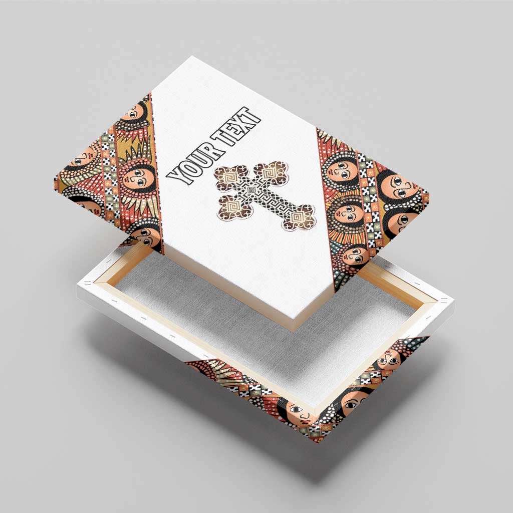 Personalized Ethiopia Canvas Wall Art Ethiopian Orthodox Church Angel