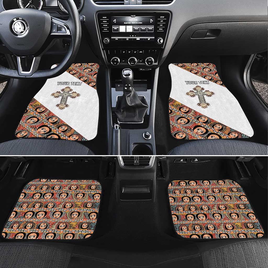 Personalized Ethiopia Car Mats Ethiopian Orthodox Church Angel