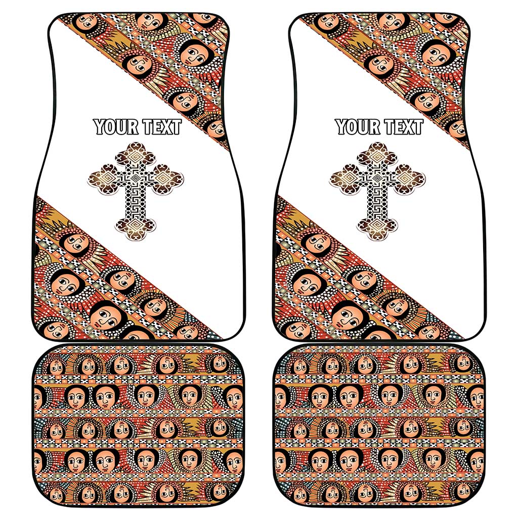 Personalized Ethiopia Car Mats Ethiopian Orthodox Church Angel