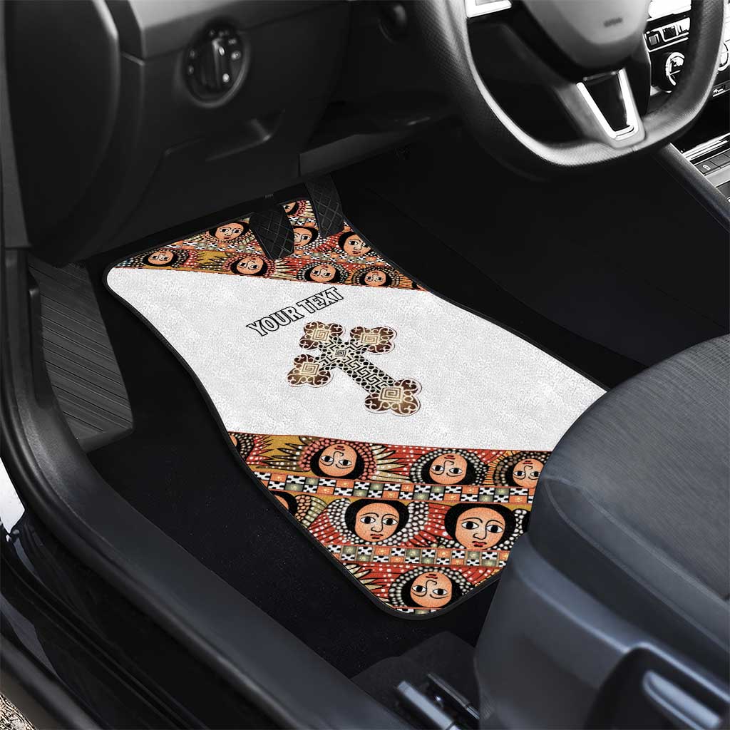Personalized Ethiopia Car Mats Ethiopian Orthodox Church Angel