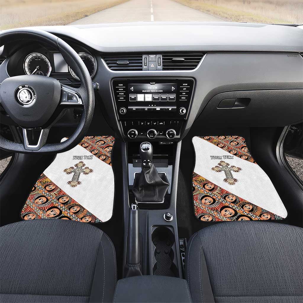 Personalized Ethiopia Car Mats Ethiopian Orthodox Church Angel