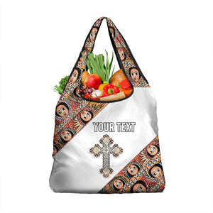 Personalized Ethiopia Grocery Bag Ethiopian Orthodox Church Angel